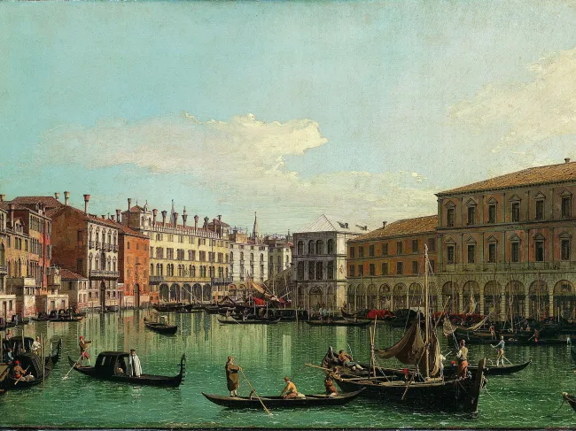 The Grand Canal by Giovanni Cannaletto